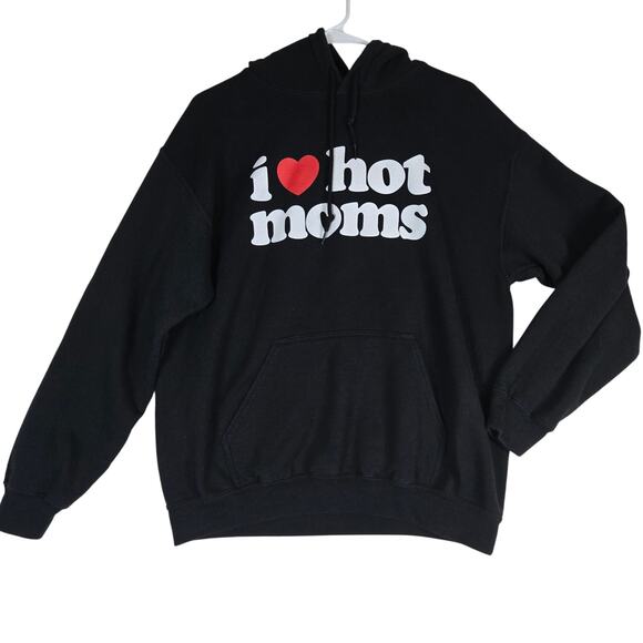 Danny Duncan I Love Hot Moms Pullover Hoodie Sweatshirt Mens Medium 0702 - Picture 1 of 7